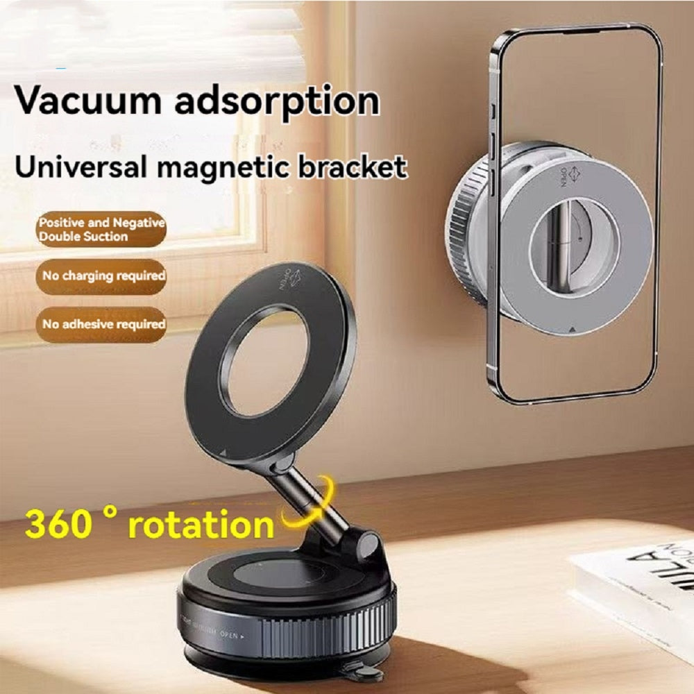 Vacuum Suction Magnetic Car Phone Mount
