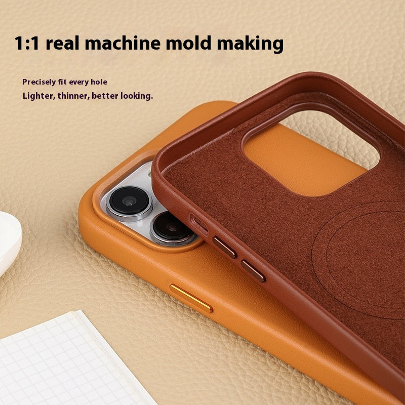 Magnetic Leather Case for iPhone 14 Series