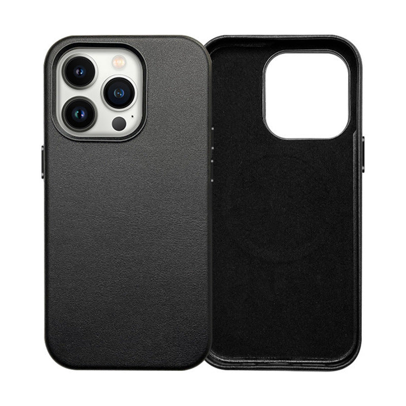 Magnetic Leather Case for iPhone 14 Series