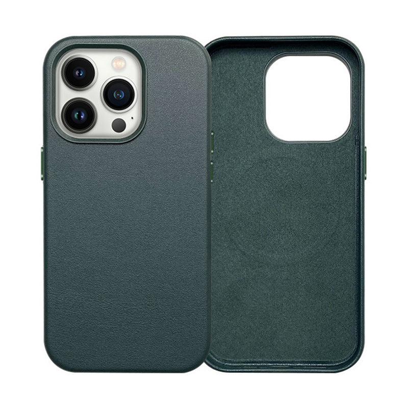 Magnetic Leather Case for iPhone 14 Series