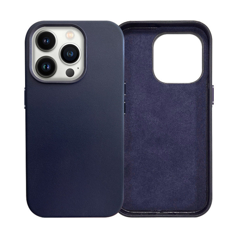 Magnetic Leather Case for iPhone 14 Series