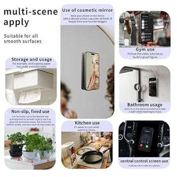 Hands-Free Silicone Suction Phone Mount – StickyPod